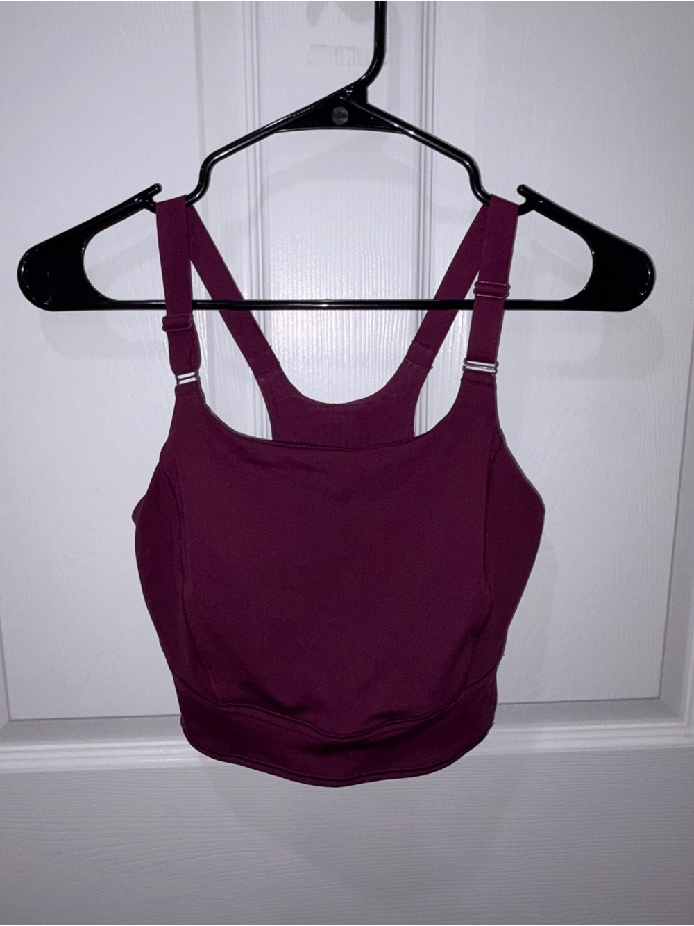 all in motion Plum Adjustable-Strap Sports Bra